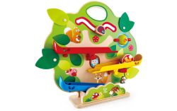 Hape Kugelbahn EICHHÖRNCHEN-NUSSBAHN 2-teilig aus Holz