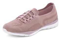 LASCANA Sneaker, Slip In bequem zum Reinschlüpfen aus leichtem Meshmaterial vegan