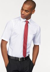 Olymp, Olymp Herren Hemd, Modern Fit, kurzarm 43