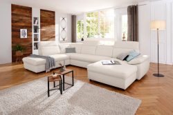 Home affaire Wohnlandschaft »Mauritius«, mit Kopfteil- und Armlehnverstellung, wahlweise mit Bettfunktion und Bettkasten