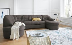 DOMO collection Wohnlandschaft »Sarafina«, wahlweise mit Bettfunktion, optional mit Federkern