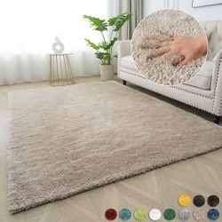 Bruno Banani Hochflor-Teppich »Dana«, rechteckig, 30 mm Höhe, Besonders weich durch Microfaser, Wohnzimmer