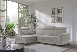 exxpo - sofa fashion Ecksofa »Monte, Kopfteile verstellbar, optional mit Bettfunktion & Bettkasten« L- Form, mit Kopfteilverstellung, optional Bettfunktion und Bettkasten