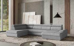 sit&more Wohnlandschaft »U-Form«, mit verstellbaren Kopfteilen, wahlweise mit Bettfunktion