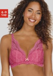 LASCANA Schalen-BH »Valentina«, mit floraler Spitze im High-Apex Look, Dessous