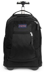 Jansport Freizeitrucksack »Driver 8, Black«, mit Trolleyfunktion und 2 Inline-Rollen