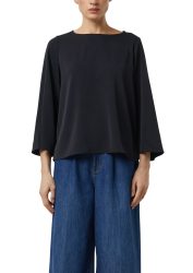 Comma Shirtbluse Sommerbluse 3/4-Arm mit weiten Ärmeln