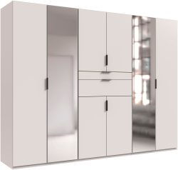 Wimex Drehtürenschrank »Moldau«, mit 2 Spiegeltüren und Accessoire Schublade, 225cm oder 270cm breit