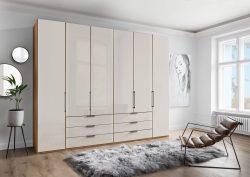 WIEMANN Drehtürenschrank »Monaco«, mit Glasfront sowie hochwertige Beschläge inkl. Dämpfung