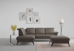 sit&more Ecksofa »Fashion«, wahlweise mit Kopfteilverstellung und Vorziehsitz, motorisch
