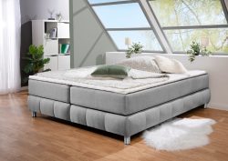 andas Boxspringbett »Salo«, Ohne Kopfteil, inkl. Topper, auch in Überlänge 220 cm