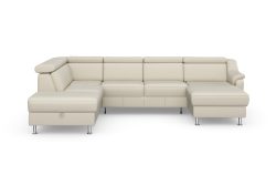 sit&more Wohnlandschaft »Freetown«, inklusive Kopfteilverstellung und komfortablem Federkern, wahlweise mit Bettfunktion und Stauraum