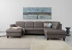 sit&more Wohnlandschaft »Mellum«, inklusive Federkern, wahlweise mit Bettfunktion, Stauraum und Armteilfunktion