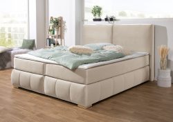 Guido Maria Kretschmer Home&Living Boxspringbett »Wehma«, inkl. Topper in 3 verschiedenen Matratzen, auch in Samtstoff