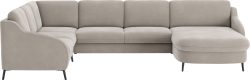 sit&more Wohnlandschaft »Soul U-Form«, wahlweise mit Bettfunktion und Bettkasten oder Schubkasten