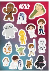 Komar Wandtattoo »Star Wars Little Heroes«, (15 St.), 50 x 70 cm