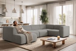 COUCH? Wohnlandschaft »Fettes Polster«, Modulsofa Set, Module einzeln für individuelle Zusammenstellung s. 