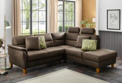 Home affaire Ecksofa »Palmera«, Federkern, wahlweise mit Bettfunktion und mit/ohne Stauraum