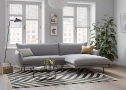 andas Ecksofa »Stine«, Besonderes Design durch Kissenoptik und Keder, Design by Morten Georgsen