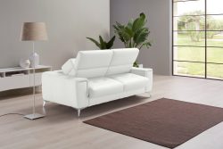 Egoitaliano Schlafsofa »Francine«, mit Bettfunktion, Kopfteil manuell verstellbar, mit Metallfüssen