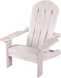 roba Outdoor-Kinderstuhl Deck Chair grau lasiert