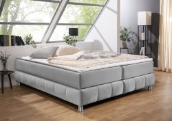 andas Boxspringbett »Salo«, Ohne Kopfteil, inkl. Topper, auch in Überlänge 220 cm