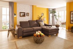 Home affaire Ecksofa »Dundee«, wahlweise mit Kopfteilverstellung und zusätzlich mit Bettfunktion und Bettkasten