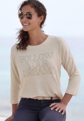 LASCANA 3/4-Arm-Shirt 