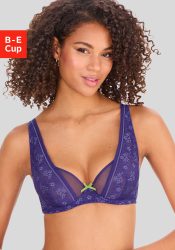 Vivance Bügel-BH, im High-Apex-Design aus Spitze mit ?LOVE?-Schriftzug, sexy Dessous