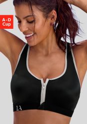 LASCANA ACTIVE Sport-BH, mit Reissverschluss