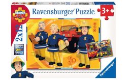 Ravensburger Verlag Puzzle Feuerwehrmann Sam im Einsatz 2x12-teilig