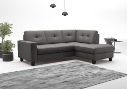 PLACES OF STYLE Ecksofa »Varese« wahlweise mit Bettfunktion und Bettkasten