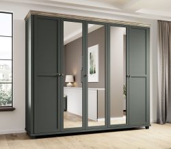 INOSIGN Drehtürenschrank »Evora«, mit Spiegel