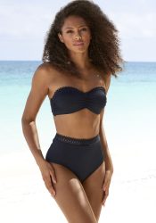 s.Oliver Bügel-Bandeau-Bikini-Top »Aiko«, mit Häkeloptik