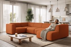 COUCH? Wohnlandschaft »Fettes Polster«, Modulsofa Set, Module einzeln für individuelle Zusammenstellung s. 