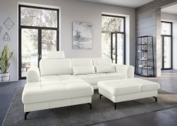 sit&more Ecksofa »Bendigo V«, inklusive Sitztiefenverstellung, Bodenfreiheit 12 cm, wahlweise in 2 unterschiedlichen Fussfarben