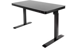 seville classics Stehtisch Airlift 1.2 x 0.6 m, Schwarz