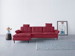 INOSIGN Ecksofa »Birkholm«, incl. Armlehnverstellung, auch in Easy Clean Bezug - mit Wasser zu reinigen