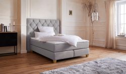 Guido Maria Kretschmer Home&Living Boxspringbett »Harmones hoch«, in 3 Breiten, 3 Matratzenarten, Härtegrad auch im Mix mit je 1 Matratze in H2 und H3, incl. Topper