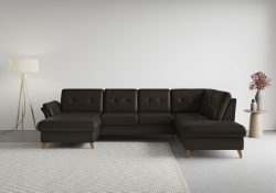 sit&more Wohnlandschaft »Göteborg«, inklusive Sitztiefenverstellung und Federkern, wahlweise mit Bettfunktion und Bettkasten