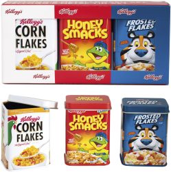 Tanner - Der kleine Kaufmann - Kelloggs Metalldosen Set