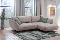 exxpo - sofa fashion Ecksofa »Samoa, bequem und modern, mit Easy-Lift-Bettfunktion, L-Form«, Ecksofa Samoa, inkl. Bettfunktion, Bettkasten und Rückenkissen