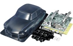 Tamiya Modellauto »Citroen DS,«, 1:10, Unlackiert