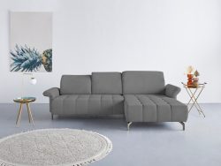 INOSIGN Ecksofa »Fresh«, Federkern, wahlweise mit Kopfteilverstellung, Armteilverstellung und mit motorischem Vorziehsitz, Bezug Olympia SOFT CELAN: leicht mit Wasser zu reinigen