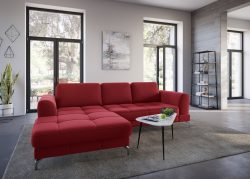 sit&more Ecksofa »Bendigo V«, inklusive Sitztiefenverstellung, Bodenfreiheit 12 cm, wahlweise in 2 unterschiedlichen Fussfarben