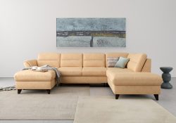 sit&more Wohnlandschaft »Mellum«, inklusive Federkern, wahlweise mit Bettfunktion, Stauraum und Armteilfunktion
