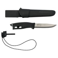 MoraKniv Companion-Spark 13567 Outdoormesser mit Messerscheide, mit Feuerstarter Schwarz