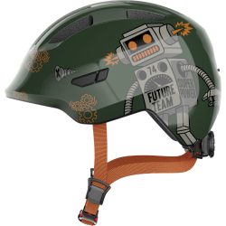 Abus Smiley 3.0 Velohelm dunkelgrün