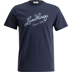 Lundhags Järpen Logo T-shirt, T-Shirt, Herren, Navy