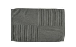 Badteppich Grün Baumwolle B 80 cm
